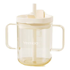 英氏（YEEHOO）儿童水杯婴儿宝宝牛奶杯子吸管奶瓶1-3岁学饮杯