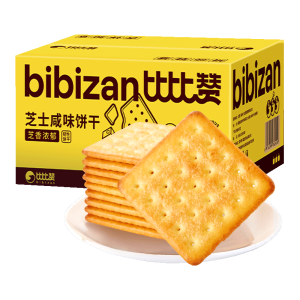 比比赞（BIBIZAN）芝士咸味饼干760g办公室早餐糕点充饥夜宵小吃整箱网红休闲零食品