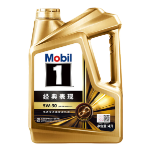 美孚（Mobil）金美孚 先进全合成汽机油 经典表现5W-30 SP 4L 新升级 汽车保养