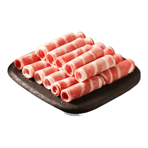 科尔沁 国产调理肥牛肉卷1斤 涮火锅食材清真牛肉生鲜