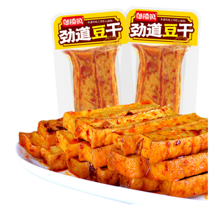 邬辣妈劲道豆干香辣味280g豆制品零食口感劲道豆腐干宿舍解馋麻辣食品
