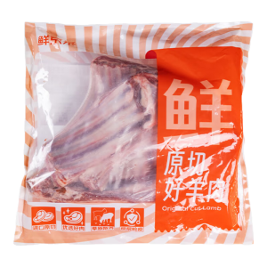 鲜京采【烧烤季】新西兰原切带骨羊排2KG/袋 羊肉生鲜食材烧烤烤盘烤箱