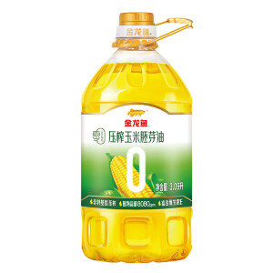 金龙鱼食用油 零反式脂肪压榨玉米胚芽油3.09L 玉米胚芽油3.09L