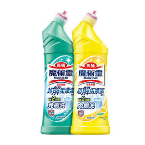 花王（KAO）免刷洗洁厕灵500ml*2瓶 洗厕所马桶清洁剂强力除垢除臭除菌洁厕液