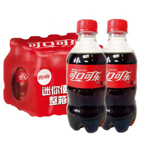 可口可乐（Coca-Cola）300ml 小瓶装 迷你汽水气足劲爽碳酸饮料汽水 夏日饮品 规格可选 可口可乐6瓶