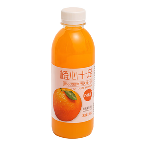 【包装随机发】网红甜橙汁 果汁果味饮料 甜橙汁 360mL*2瓶