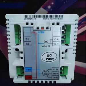 丹佛斯温控面板/ -2空调风机盘管液晶控制三速开关 REND-HC2 2管制/3速