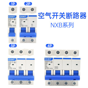 正泰正泰空气开关家用NXB小型10A32A断路器空调昆仑总闸DZ47-1P2P3P4P 6A 1P