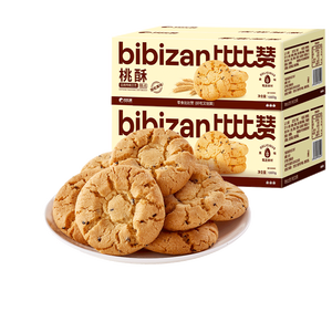 比比赞（BIBIZAN）桃酥1000g整箱中式饼干蛋糕点心早餐休闲零食品传统经典风味