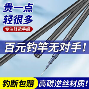 名伦帝碳素手竿新手竿6H8H大物钓竿19调鲫鱼竿轻硬竿 6m 3.6m +礼包竿稍 6h 19调 黑坑竞技尊享版