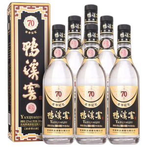 鸭溪窖 荣华记忆70版 浓香型白酒 52度500ml*6瓶整箱装