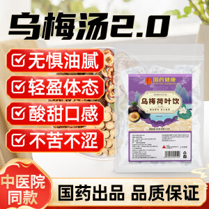 【国药出品】乌梅汤2.0浙江中医院同款乌梅汤荷叶山楂甘草丹参中药材组合装代客独立包装 [清热解暑]10小袋*2包