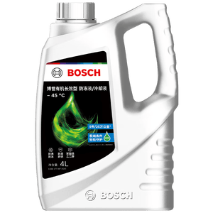 博世（BOSCH）有机长效汽车防冻液发动机冷却液 养车保养 冰点-45℃ 4L（绿色）