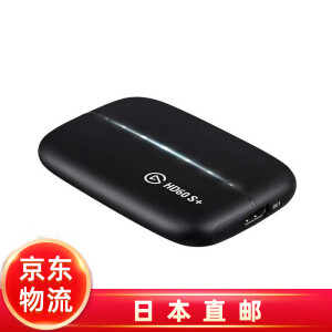 Elgato 【JD物流 日本直邮】视频采集卡低延迟实时传输超等级品质游戏直播录制 HD60 S+ 外置采集卡