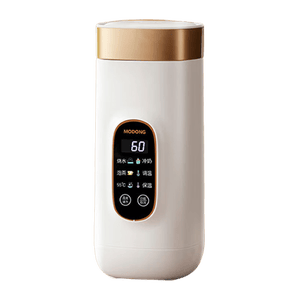 摩动便携式烧水杯650ml便携电热水壶电热水杯316不锈钢煮茶泡奶旅行加热烧水壶生日礼物MD-DSB01B