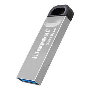 金士顿（Kingston）128GB USB 3.2 Gen 1 U盘 DTKN 大容量U盘 金属外壳 读速200MB/s 学习办公投标电脑车载优盘