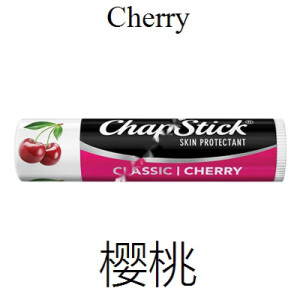 俏唇美国原装进口俏唇Chapstick经典保湿滋养润唇膏 樱桃 Cherry