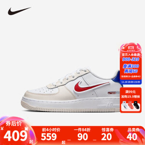 NIKE 耐克男女空军一号休闲板鞋AIR FORCE 1内嵌气垫缓震运动鞋小白鞋 HF5744-146 37.5码