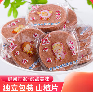 品相怡（TESTE LOVESICK）山楂片500g*2包独立小包装山楂片山东特产零食蜜饯山楂制品 500g*2包独立包装