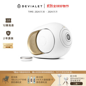 DEVIALET Phantom I 法国帝瓦雷蓝牙音响家用影院电视音箱重低音高保真 Phantom I 108dB 巴黎歌剧院版