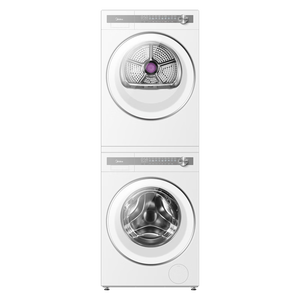 美的（Midea）元气2.0洗烘套装 10KG滚筒洗衣机+变频热泵烘干机 纯平全嵌 羊毛蓝绿标 MG10L7PRO+L7PRO 国家补贴