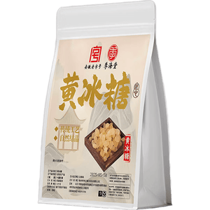 正宗老冰糖无添加黄冰糖甘蔗熬制手工多晶老冰糖花草茶 黄冰糖200g*1袋