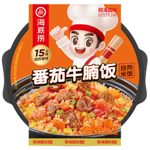 海底捞自热米饭 方便速食出游露营便携户外米饭 番茄牛腩米饭272g