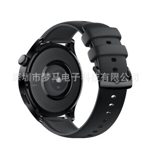 适用于华为Watch4硅胶表带22mm华为watch5proGT3官网智能手表表带 黑色