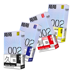 陌陌避孕套颗粒002超薄持久玻尿酸免洗男用激情恃久润滑计生用品安全套果味中号 【20只】超薄+恃久