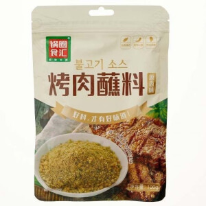 锅圈食汇川锅圈食汇蘸料 多规格可选 烤肉蘸料烧烤专用料辣椒孜然调料 烤 原香味5包