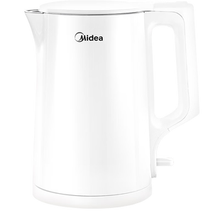 美的（Midea）电热水壶食品级304不锈钢自动断电双层防烫全钢无缝1.5L容量 MK-HJ1566