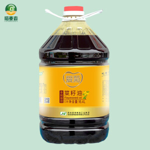 爱菊纯菜籽油16.4L 食用油大桶 油泼辣椒 油泼面 凉皮调味油 煎炸 16.4L*1桶