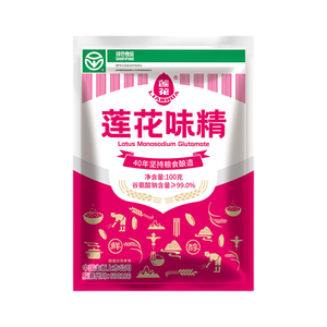 莲花味精100g【纯粮酿造99%高纯度】零添加 凑单 炒菜煲汤厨房调料