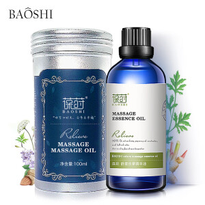 葆莳（BAOSHI）舒缓按摩精油全身经络通用肩颈椎开背刮痧推油100ml