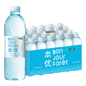 怡宝本优天然水包装饮用水555ml*24瓶