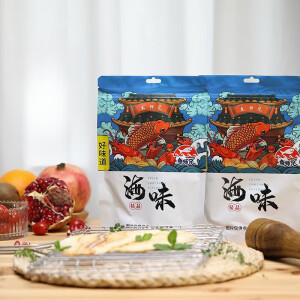 鱼师兄即食海鲜鲜烤鳕鱼片低温烘焙休闲食品绵软鲜香 50g/包*20包