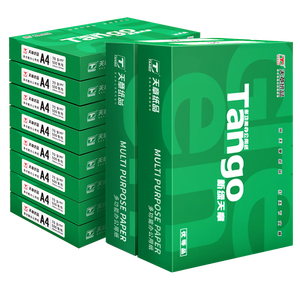 天章 （TANGO）A4打印纸70g500张*10包 新绿天章【豪华品质】白纸双面打印复印纸 洁白顺滑不卡纸 整箱5000张