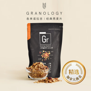 GRANOLOGY早餐水果燕麦片 少糖进口食品 方便代餐 即食零食 经典麦片（150g）