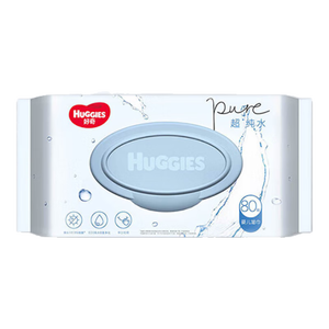 好奇（Huggies）纯水湿巾80抽单包婴童手口可用擦去99.9%细菌便携