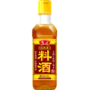 鲁花自然香料酒 418ml 黄酒酿造【零添加防腐剂】炖鸡炖肉炒菜调味品