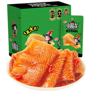 卫龙魔芋爽小魔女酸辣素毛肚 360g送女友休闲零食大礼包宿舍火锅