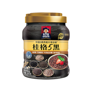 桂格（QUAKER）5黑混合即食燕麦片860克 中秋礼品 教师节礼物