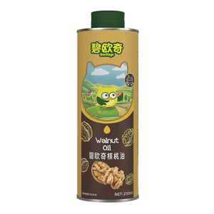 碧欧奇100%纯核桃油250ml 凉拌热炒宝宝辅食用油送婴幼儿1岁以上辅食谱