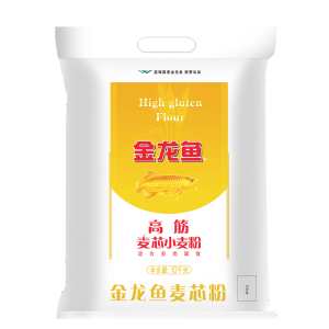 金龙鱼 面粉 高筋粉 高筋麦芯小麦粉20斤 家用包子饺子馒头饼手擀面