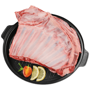 鲜京采澳洲精选原切羊肋排（偏瘦）净重 2斤/袋 草饲羊肉 京东自有品牌