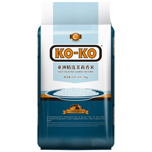 KO-KO(口口牌) 亚洲精选进口茉莉香米 大米20斤 长粒米 koko香米