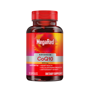 MegaRed脉拓辅酶q10胶囊高含量美国原装进口护养心脏心肌coq10 200mg30粒