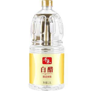 千禾 白醋5度1.8L  酿造食醋 炒菜炖煮 点蘸凉拌 腌制调味  家庭装
