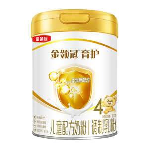 伊利金领冠育护儿童配方奶粉4段(3-6岁)900g*1罐 高钙|4亿益生菌