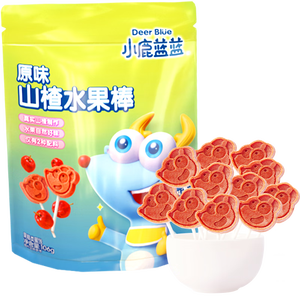 小鹿蓝蓝 宝宝山楂棒 儿童宝宝零食 山楂棒棒糖新鲜果干制作 106g